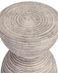 Corey - Outdoor Accent Table - Light Gray