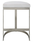 Ivanna - Backless Counter Stool - Silver
