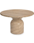 Portola - 47" Outdoor Round Dining Table - Beige