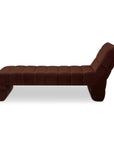 Verity - Chaise - Dark Brown