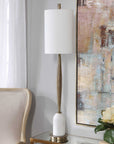 Minette - Mid-Century Buffet Lamp - White