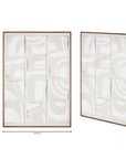 Unfold - 2 Framed Print - White