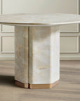Eleana - Round Dining Table - White