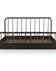 Vivian - Queen Bed - Dark Brown