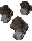 Two Wood - Wall Decor (Set of 3) - Mocha