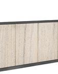 Modern - Stone Credenza - Black / Beige
