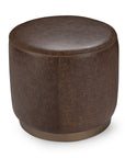 Clair - Leather Round Table