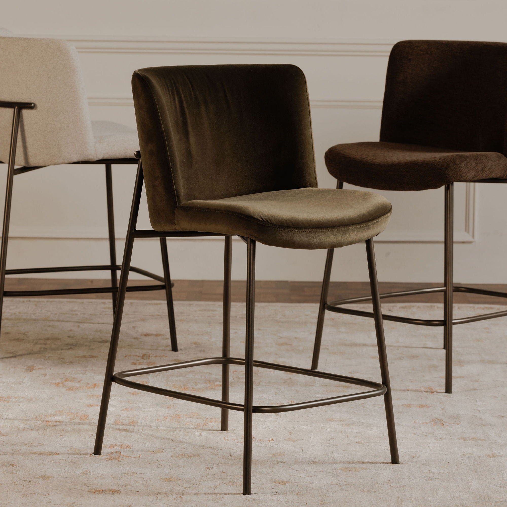 Early - Bar Stool - Dark Brown