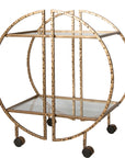 Zelina - Bar Cart - Gold