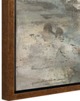 Behind The Falls - Abstract Art - Beige