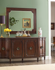 Charleston - Landscape Mirror - Dark Brown