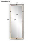 Carrizo - Tall Mirror - Bronze & Gold