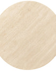 Driftwood - Round Side Table - Beige / Gray