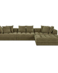 Davie - Lounge Modular Sectional - Olive