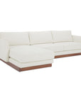 Vernon - Left Sectional - White