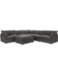 Caplan - 6 Piece Modular Sectional With Ottoman