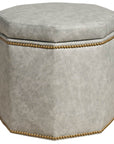 Conrad - Small Storage Ottoman, Special Order - Gray