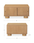 Hobbs - Storage Coffee Table - Natural