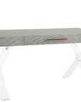 Oasis - Seascape Writing Desk - Gray / White