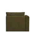 Swift - Left Arm Facing Chair - Dark Green