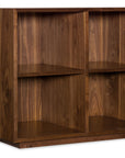 Elon - Bunching Short Bookcase - Dark Brown