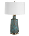 Dauphine - Cracked Table Lamp - Teal
