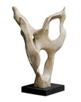 Hollow Form - Indoor-Outdoor Teak Sculpture - Woodtone