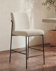 Danny - Counter Stool - Ivory / Beige