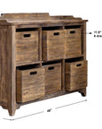 Ardusin - Driftwood Hobby Cupboard - Light Brown