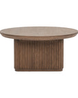Vander - Solid Wood Round Coffee Table