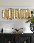 Lev - Metal Wall Decor - White & Gold