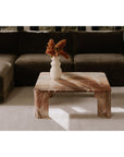 Segment - Coffee Table - Orange Lavante Marble