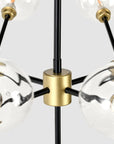 Phoenix - Chandelier - Black / Gold