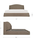 Weston - Queen Storage Bed - Brown