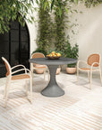 Isadora - Outdoor Dining Table - Dark Gray