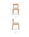 Oli - Dining Chair Stripe (Set of 2) - Multicolor