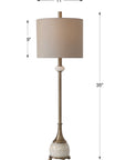 Natania - Plated Buffet Lamp - Brass