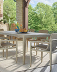 Sumba - Wicker Outdoor Dining Chair - Gray