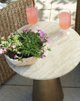 Midsummer - Accent Table - Antique Brass