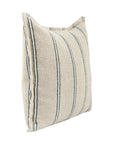 Delgada - 26" x 26" Pillow - Natural / Blue