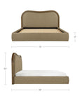 Camilla - Queen Bed - Green