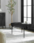 Olivier - Modern Bench - Black