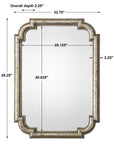 Calanna - Mirror - Antique Silver