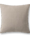 Villa Classics - Porter 22" x 22" Accent Pillow - Black / Ivory