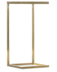 Melange - Holmes C-Shaped Accent Table - Gold