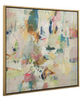 Party Time - Framed Abstract Art - Beige