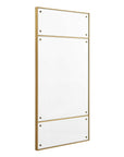Wrenton - Rectangular Mirror - Brass