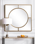 Stanford - Square Mirror - Gold