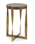 Drew - Brass Accent Table - Bronze