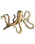 Octopus Shelf Decor | Aged Brass